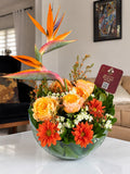 Golden Hour — Tropical Floral Arrangement